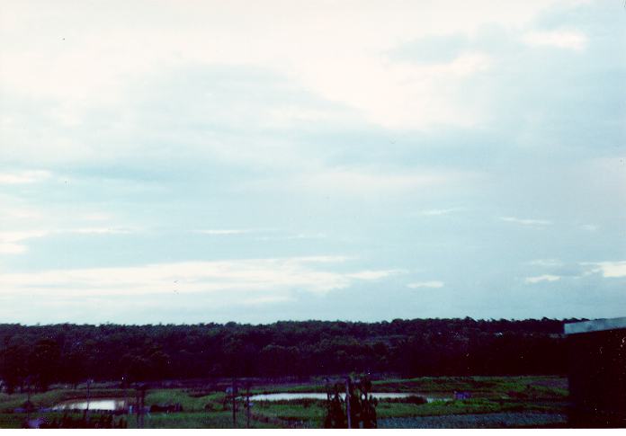 stratocumulus stratocumulus_cloud : Schofields, NSW   12 February 1990