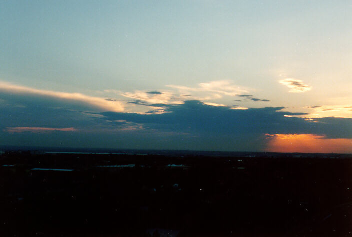 sunset sunset_pictures : Coogee, NSW   3 March 1990