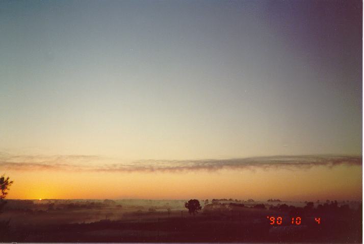 fogmist fog_mist_frost : Schofields, NSW   4 October 1990