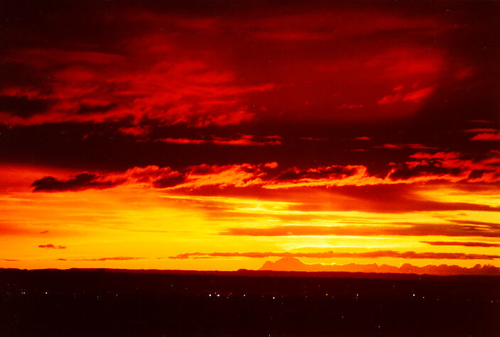 sunset sunset_pictures : Coogee, NSW   12 October 1990