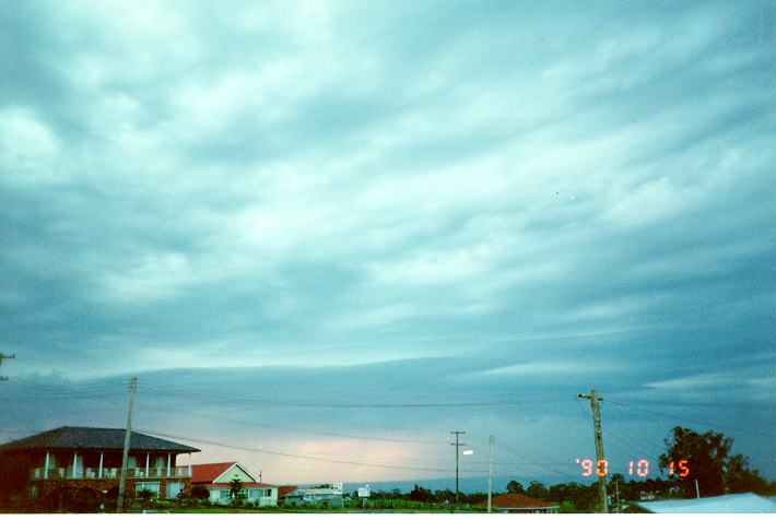 raincascade precipitation_cascade : Schofields, NSW   15 October 1990