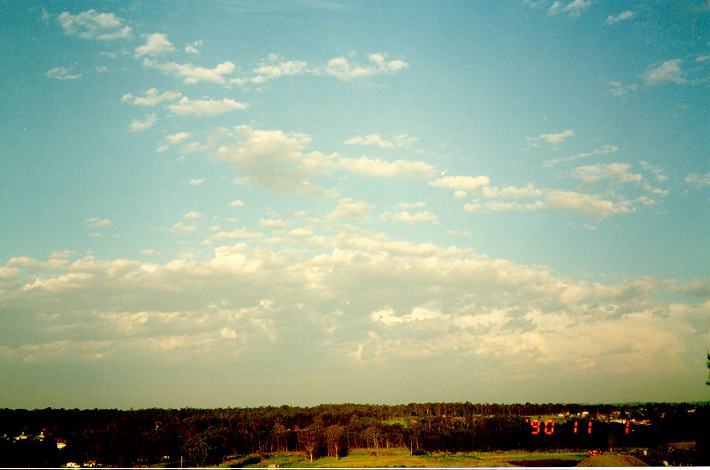 altocumulus altocumulus_cloud : Schofields, NSW   1 November 1990