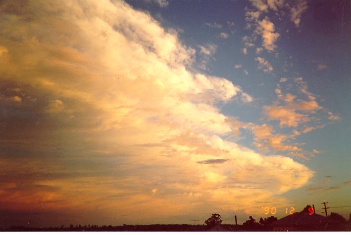 altostratus altostratus_cloud : Schofields, NSW   9 December 1990