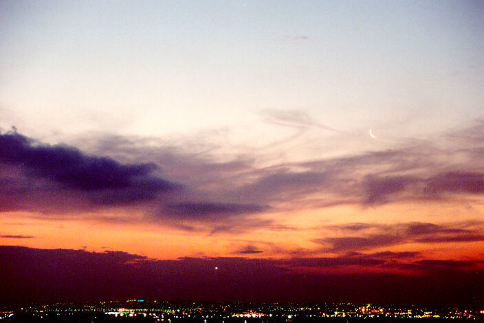 sunset sunset_pictures : Coogee, NSW   18 January 1991