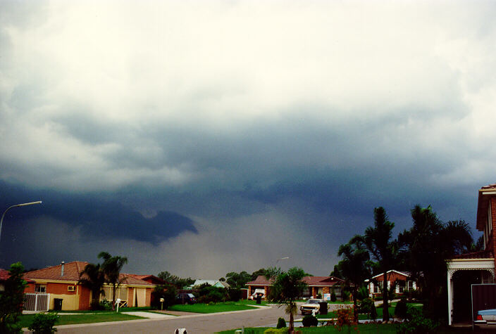 cumulonimbus thunderstorm_base : Oakhurst, NSW   12 February 1992