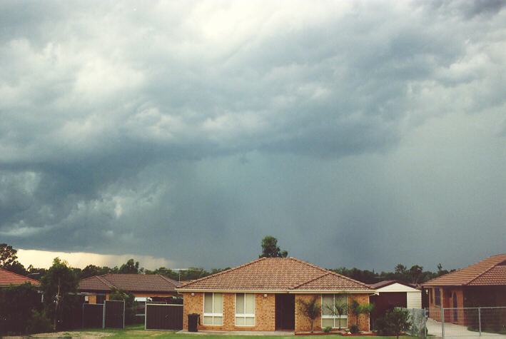 cumulonimbus thunderstorm_base : Oakhurst, NSW   12 February 1992