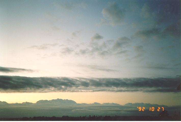 altocumulus altocumulus_cloud : Schofields, NSW   27 October 1992