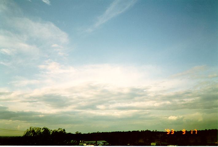 cirrus cirrus_cloud : Schofields, NSW   17 September 1993