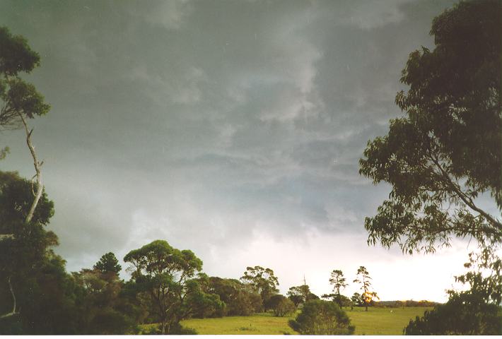 cumulonimbus thunderstorm_base : Wyee, NSW   25 October 1993