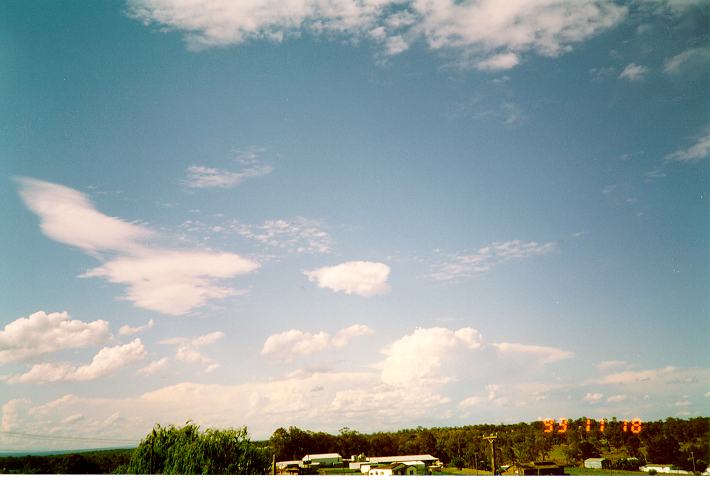 altocumulus altocumulus_cloud : Schofields, NSW   18 November 1993