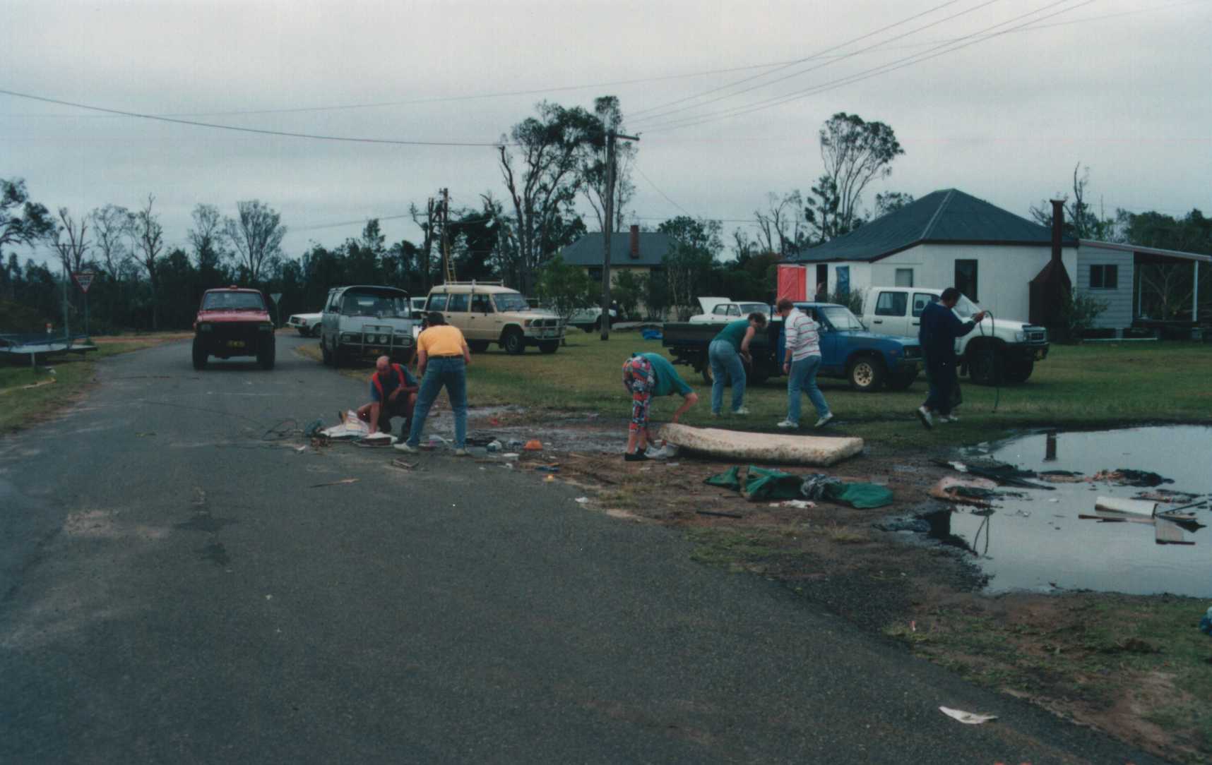 disasters storm_damage : Tucabia, NSW   20 November 1993