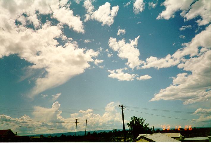 altocumulus altocumulus_cloud : Schofields, NSW   26 December 1993