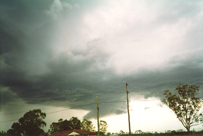 wallcloud thunderstorm_wall_cloud : Schofields, NSW   1 February 1994