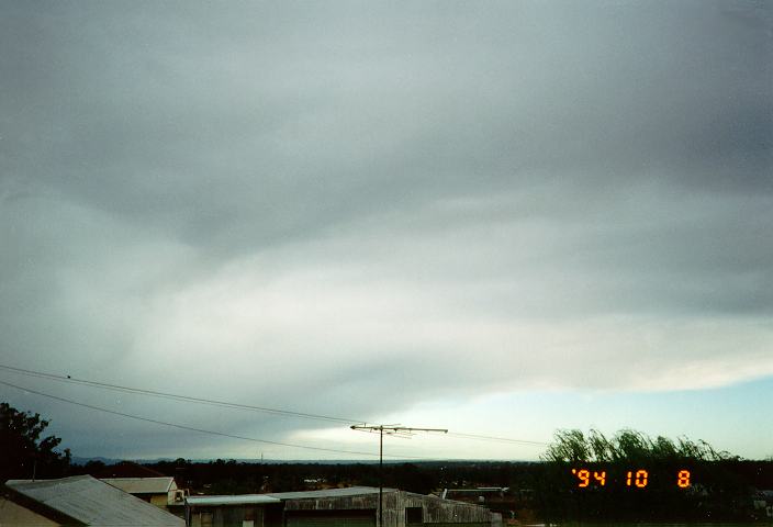 nimbostratus nimbostratus_cloud : Schofields, NSW   8 October 1994