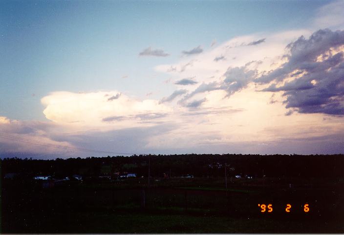 pileus pileus_cap_cloud : Schofields, NSW   5 February 1995