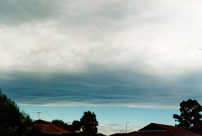 altocumulus lenticularis : Oakhurst, NSW   13 May 1995