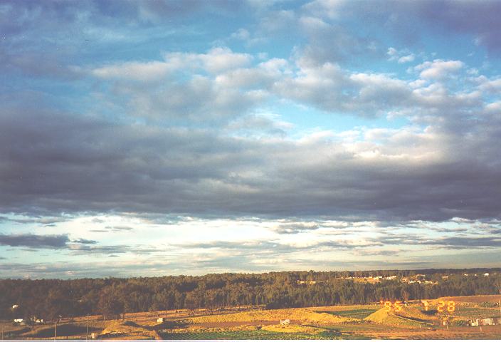 altocumulus altocumulus_cloud : Schofields, NSW   28 July 1995