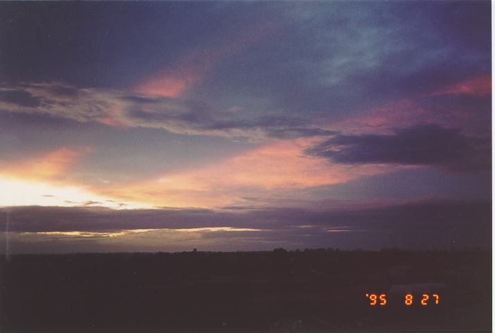 sunrise sunrise_pictures : Schofields, NSW   27 August 1995