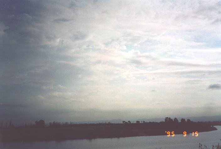 altocumulus castellanus : Freemans Reach, NSW   15 September 1995