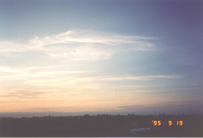 cirrus cirrus_cloud : Schofields, NSW   19 September 1995