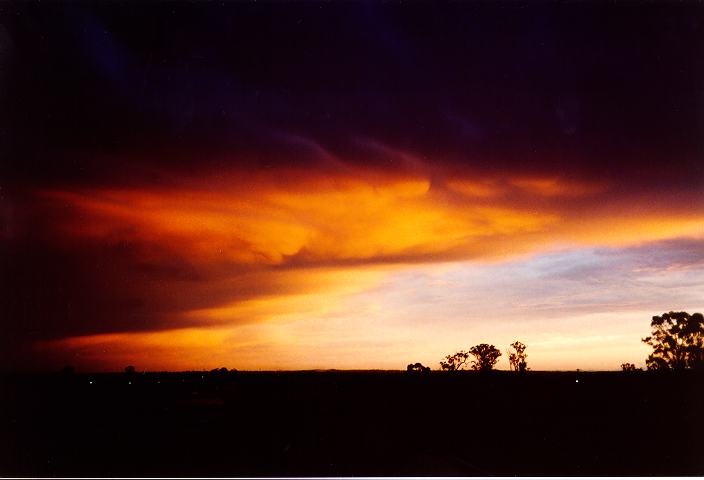 sunset sunset_pictures : Schofields, NSW   20 September 1995