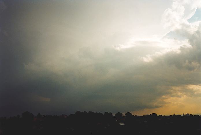 wallcloud thunderstorm_wall_cloud : Rooty Hill, NSW   28 October 1995