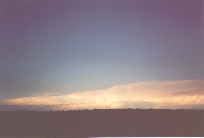 thunderstorm cumulonimbus_incus : Schofields, NSW   5 November 1995