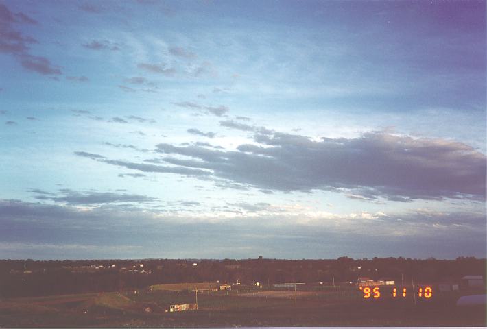 cirrocumulus cirrocumulus_cloud : Schofields, NSW   10 November 1995