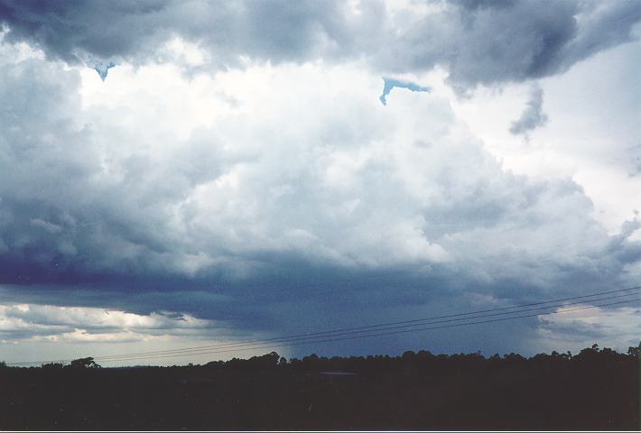 raincascade precipitation_cascade : Luddenham, NSW   18 November 1995