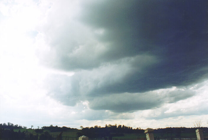 cumulonimbus thunderstorm_base : Cobbity, NSW   18 November 1995