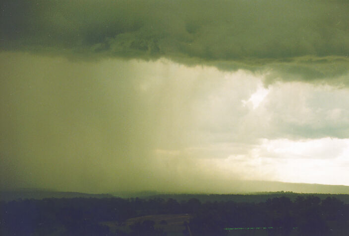 raincascade precipitation_cascade : Luddenham, NSW   18 November 1995