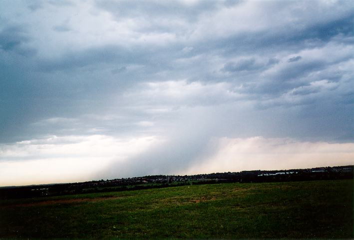 raincascade precipitation_cascade : Rooty Hill, NSW   28 November 1995