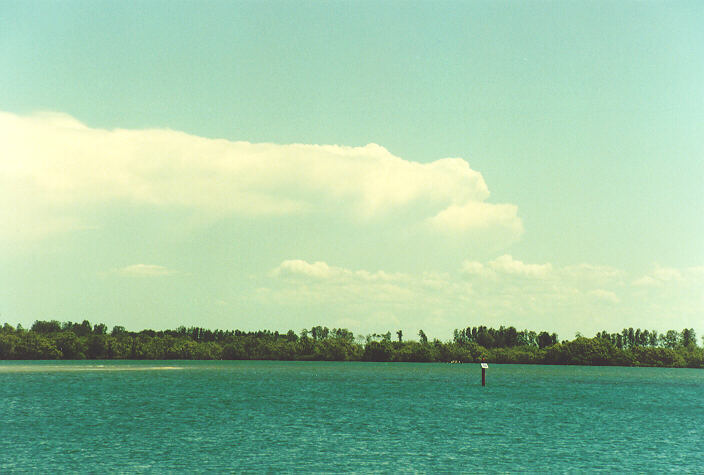 thunderstorm cumulonimbus_incus : Ballina, NSW   28 December 1995