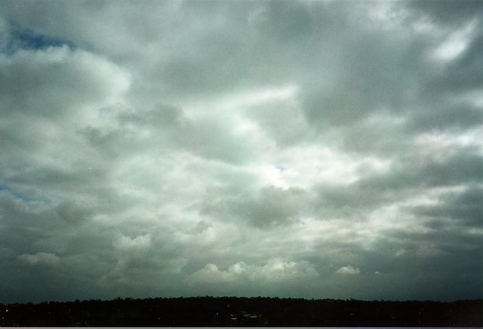 stratocumulus stratocumulus_cloud : Schofields, NSW   30 December 1995