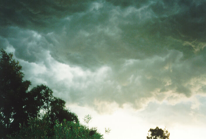 cumulonimbus thunderstorm_base : Oakhurst, NSW   8 February 1996