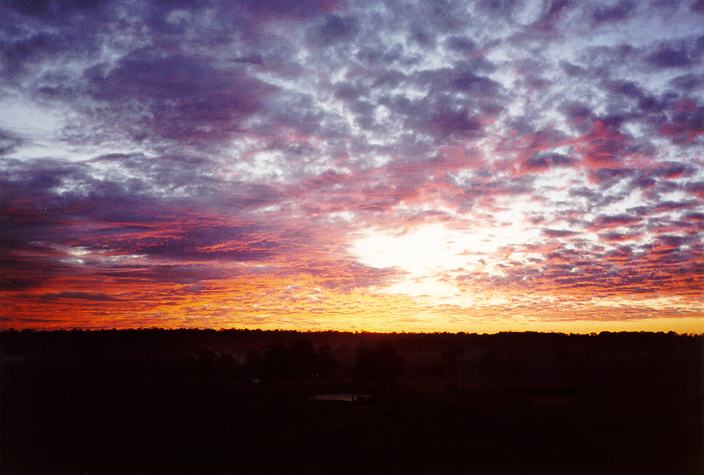 altocumulus altocumulus_cloud : Schofields, NSW   6 June 1996