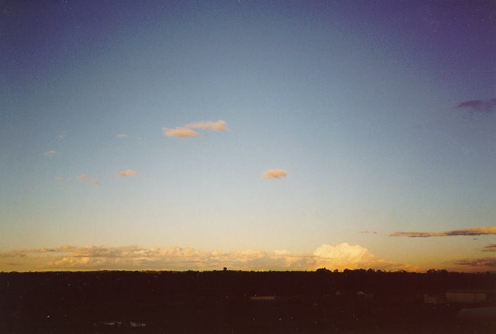 cumulus congestus : Schofields, NSW   6 July 1996