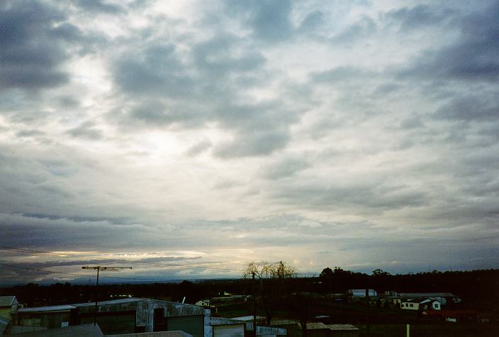 altostratus altostratus_cloud : Schofields, NSW   28 July 1996