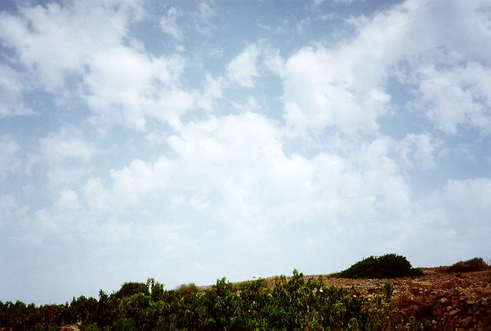 altocumulus castellanus : Malta   2 September 1996