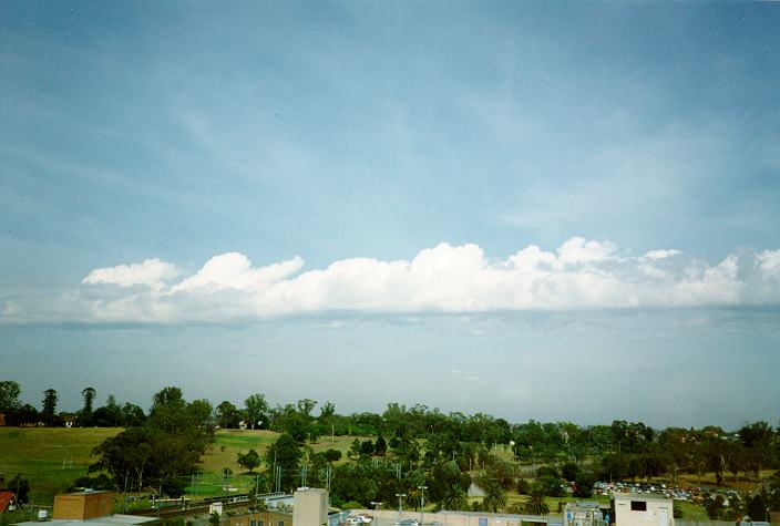 altocumulus castellanus : Parramatta, NSW   6 December 1996