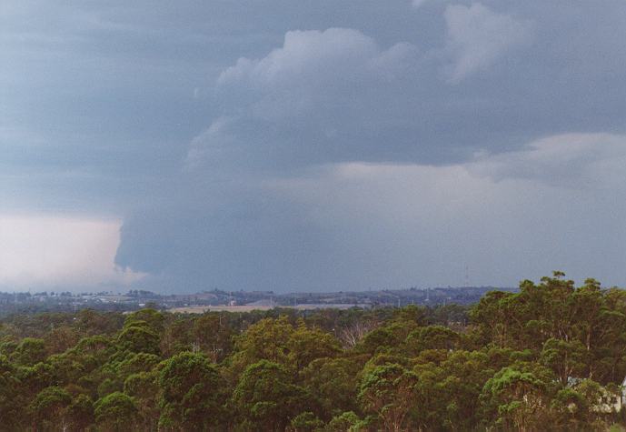 raincascade precipitation_cascade : Rooty Hill, NSW   7 January 1997