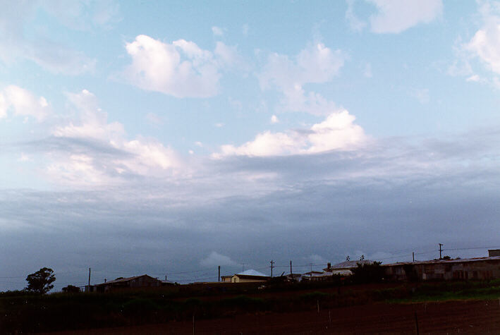 altocumulus castellanus : Schofields, NSW   27 February 1997