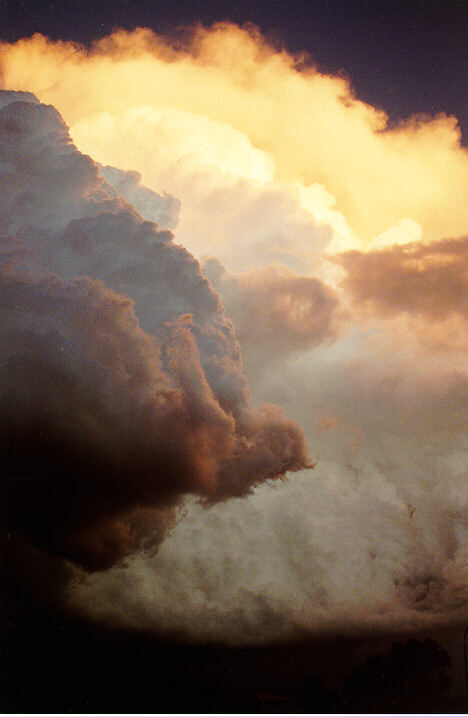 thunderstorm cumulonimbus_incus : Oakhurst, NSW   23 March 1997