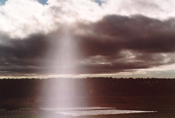 halosundog halo_sundog_crepuscular_rays : Schofields, NSW   25 September 1997