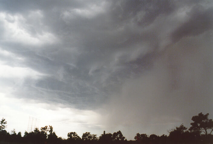 raincascade precipitation_cascade : Glenmore Park, NSW   27 October 1997