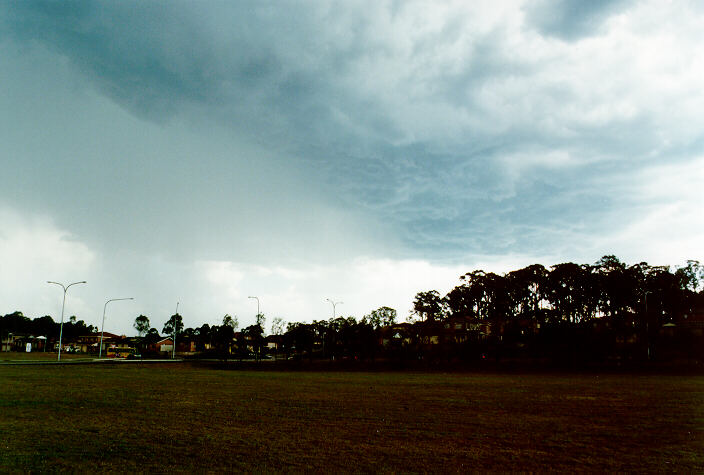 raincascade precipitation_cascade : Glenmore Park, NSW   27 October 1997