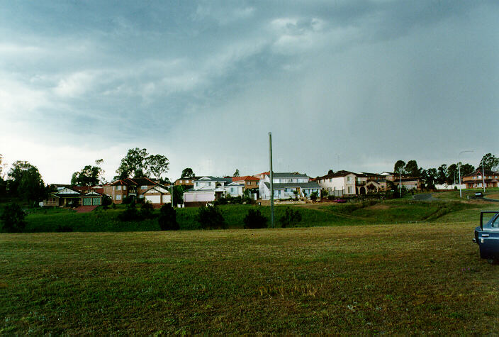 cumulonimbus thunderstorm_base : Glenmore Park, NSW   27 October 1997