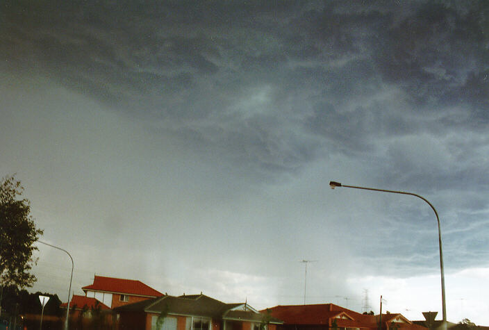 cumulonimbus thunderstorm_base : Glenmore Park, NSW   27 October 1997