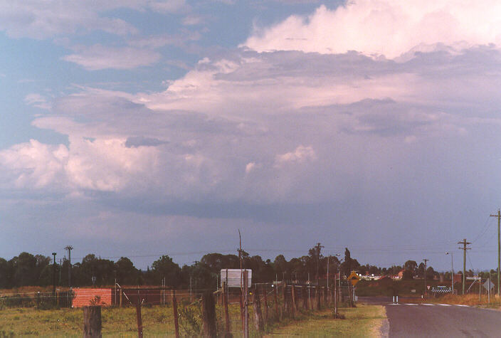 thunderstorm cumulonimbus_calvus : Richmond, NSW   7 November 1997