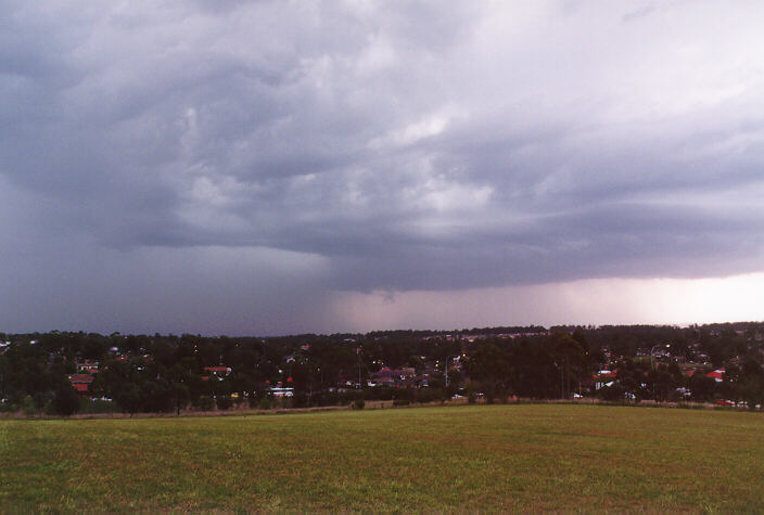 raincascade precipitation_cascade : Rooty Hill, NSW   10 November 1997